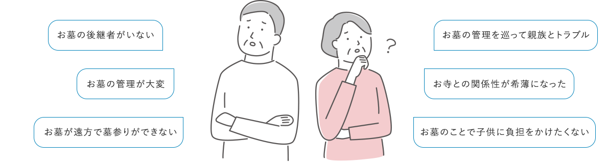 様々な悩みを抱える男女